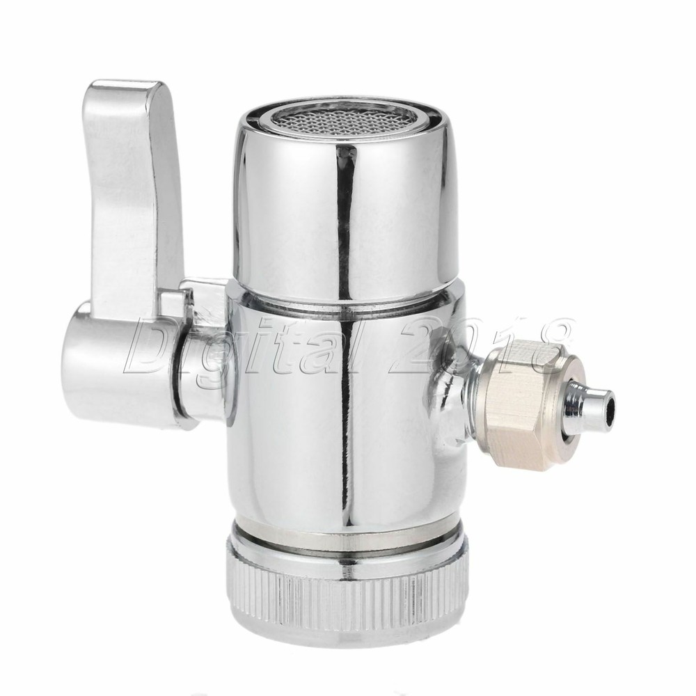 1pc Kitchen Sink RO Water Filter System Faucet Adapter Diverter Valve Connector