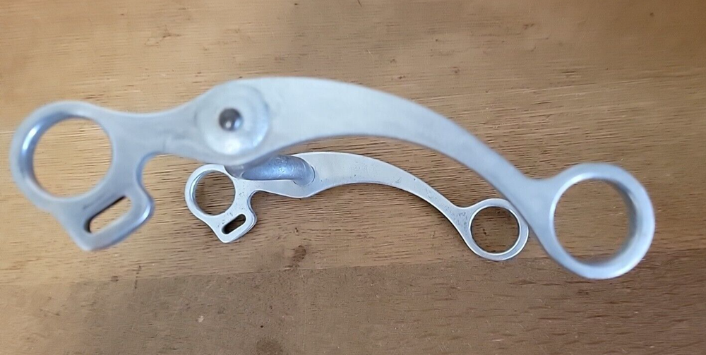 Engraved Ricardo Low Port Horse Bit