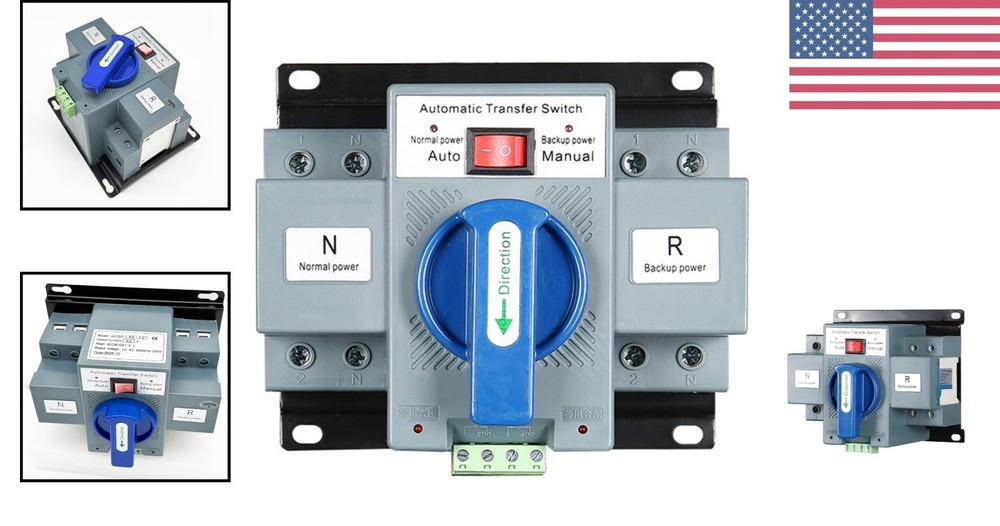AC110V Automatic Transfer Switch 2P - Seamless Transition Between Power Sources