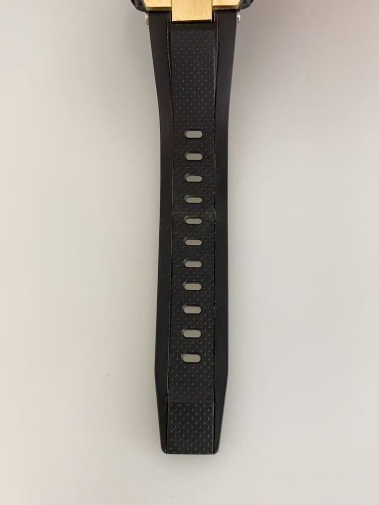 CASIO Solar Watch G SHOCK Digital Analog Rubber GLD BLK