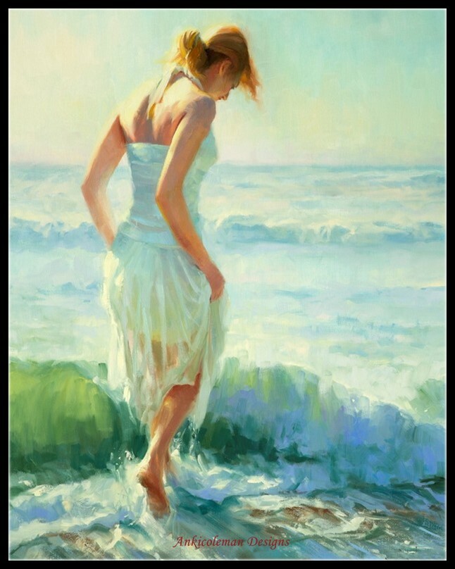 Gathering Thoughts-Chart Needlework Crafts DIY Counted Cross Stitch Chart