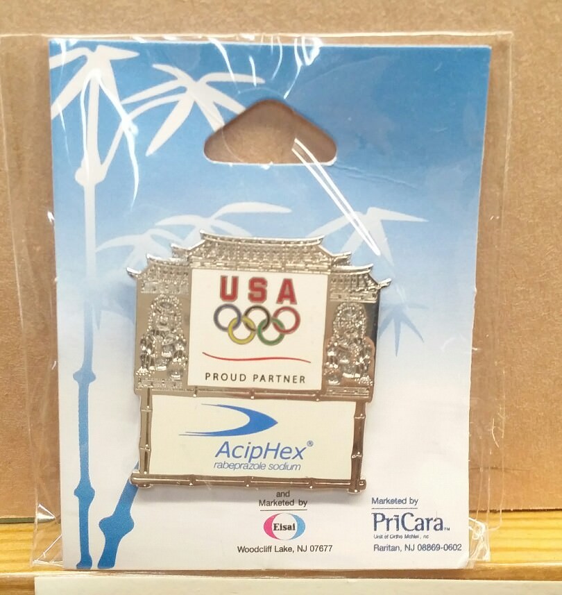 2008 BEIJING USA ACIPHEX OLYMPIC PIN