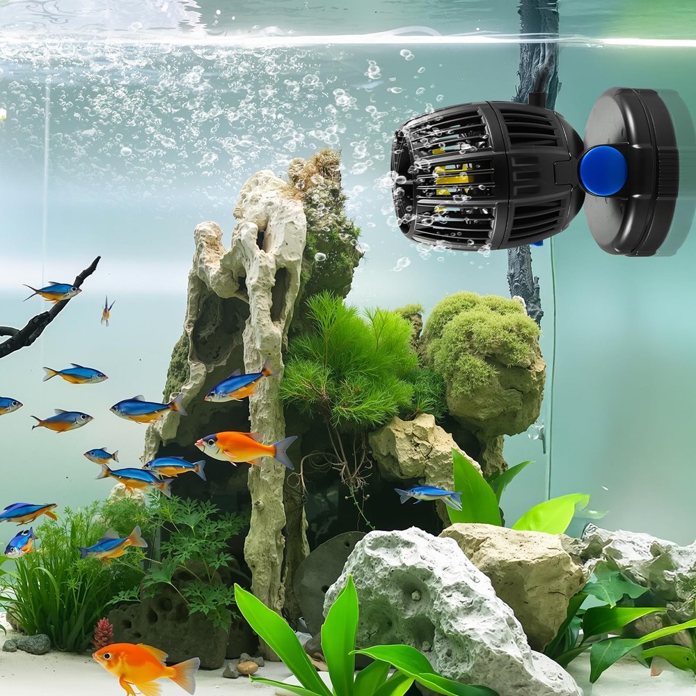 Vevor Aquarium Wave Maker 10W 1057 GPH Quiet Strong DC Powerhead Adjustable Fish