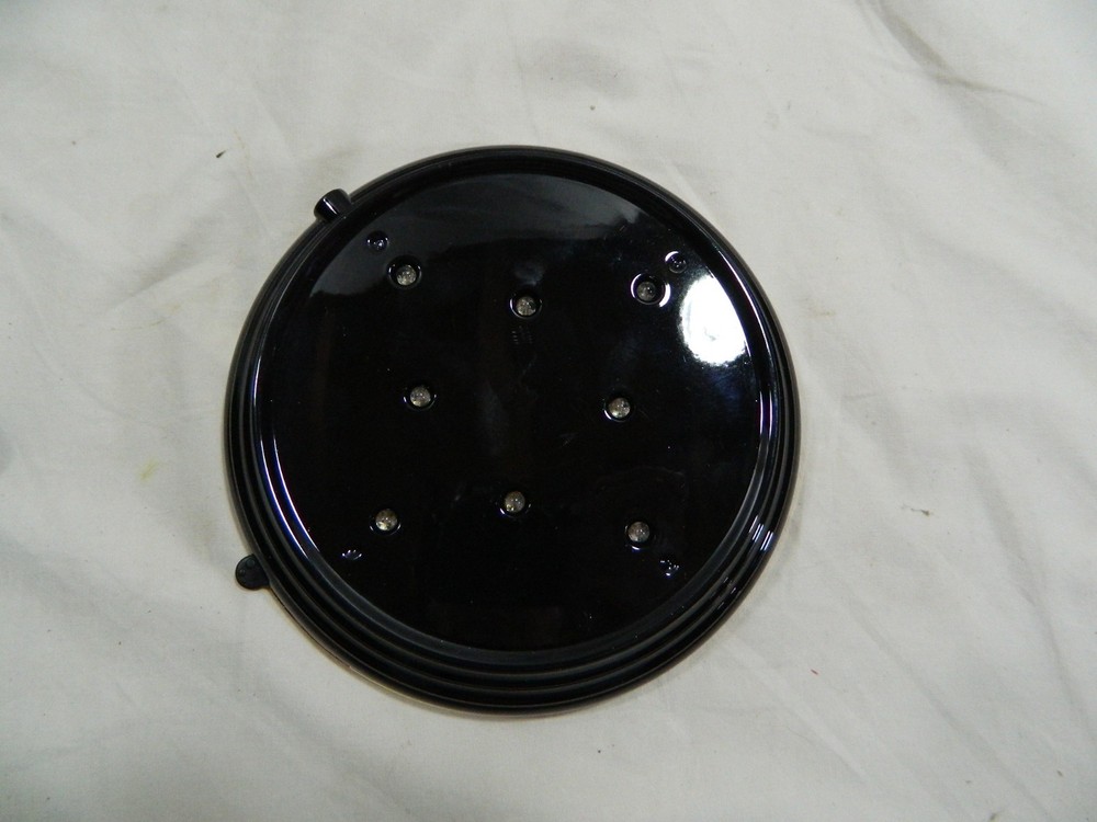Light Up Display Black Stand Multicolored Illuminated Base