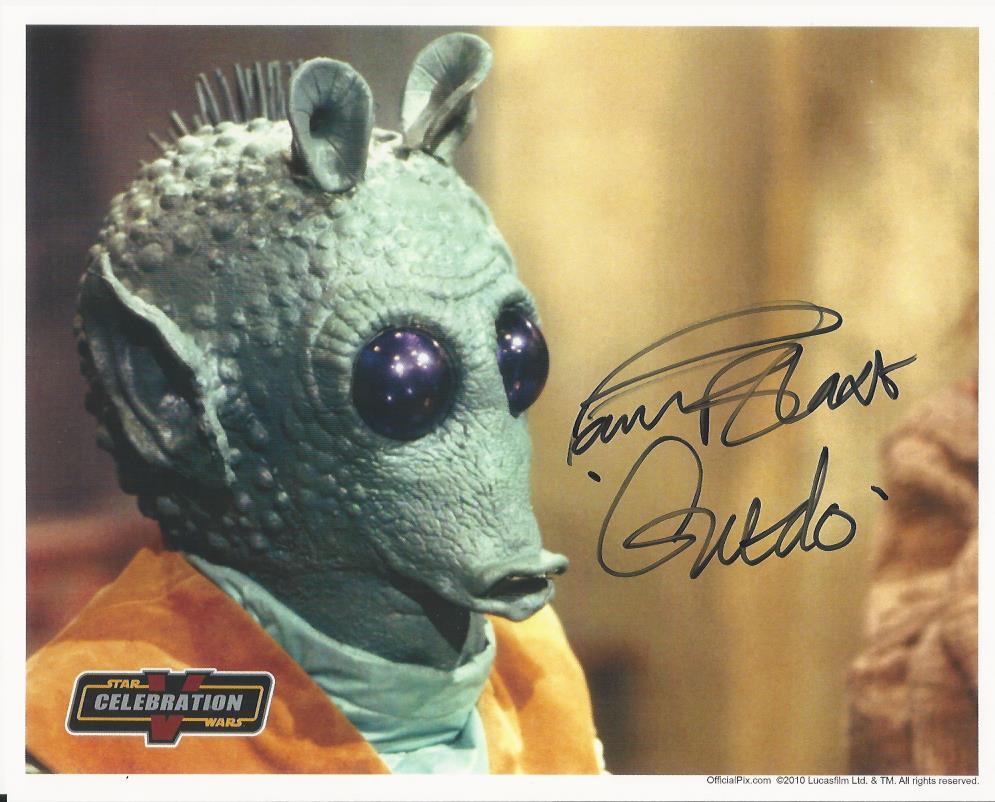 Paul Blake - Star Wars signed photo