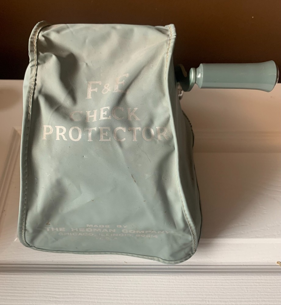 Vintage Hedman Company F & E Check Protector, Series Excel Model