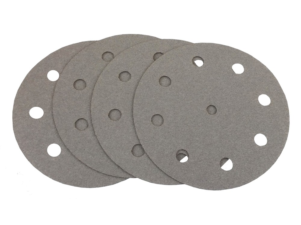 5" X 9 Hole Platinum Film Hook and Loop Grip Sanding Discs (25 Pack, 2000 Grit)