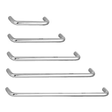 Sugatsune Swf-690 Pull Handle, 9 In. H, Satin, Threaded Holes