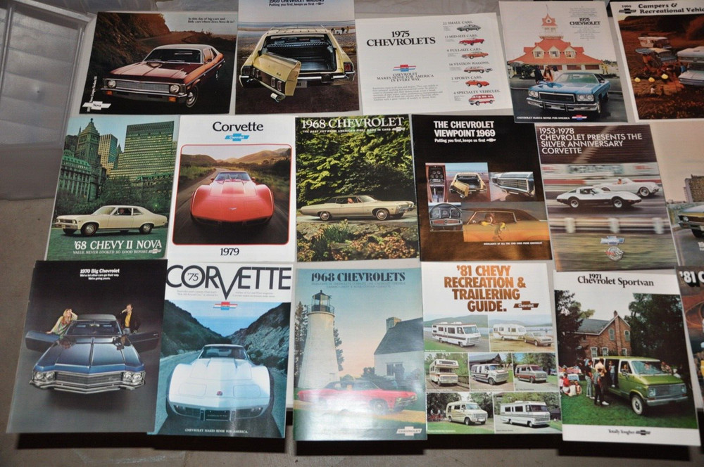Car brochure lot 165 catalogs / brochures