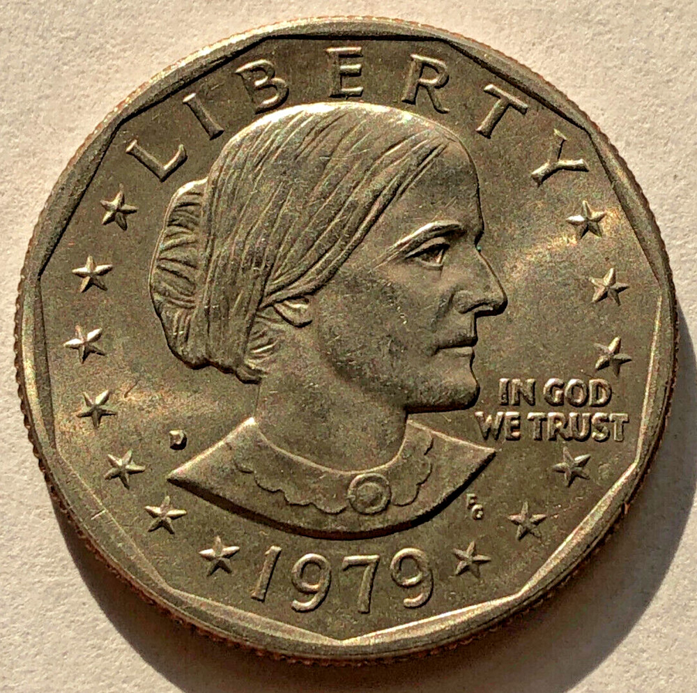 1979 D $1 Susan B. Anthony Dollar Coin AU
