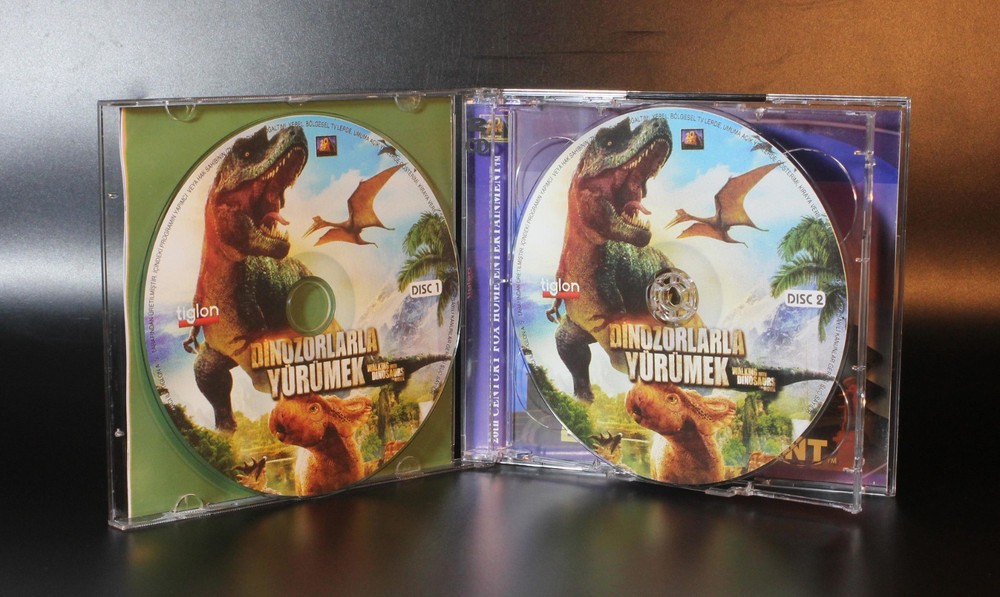 VCD Walking With Dinosaurs 2013 Turkish DUB Video CD