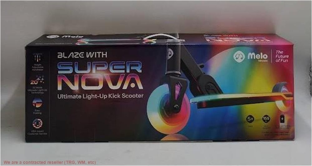 Melo Supernova Kick Scooter - Black