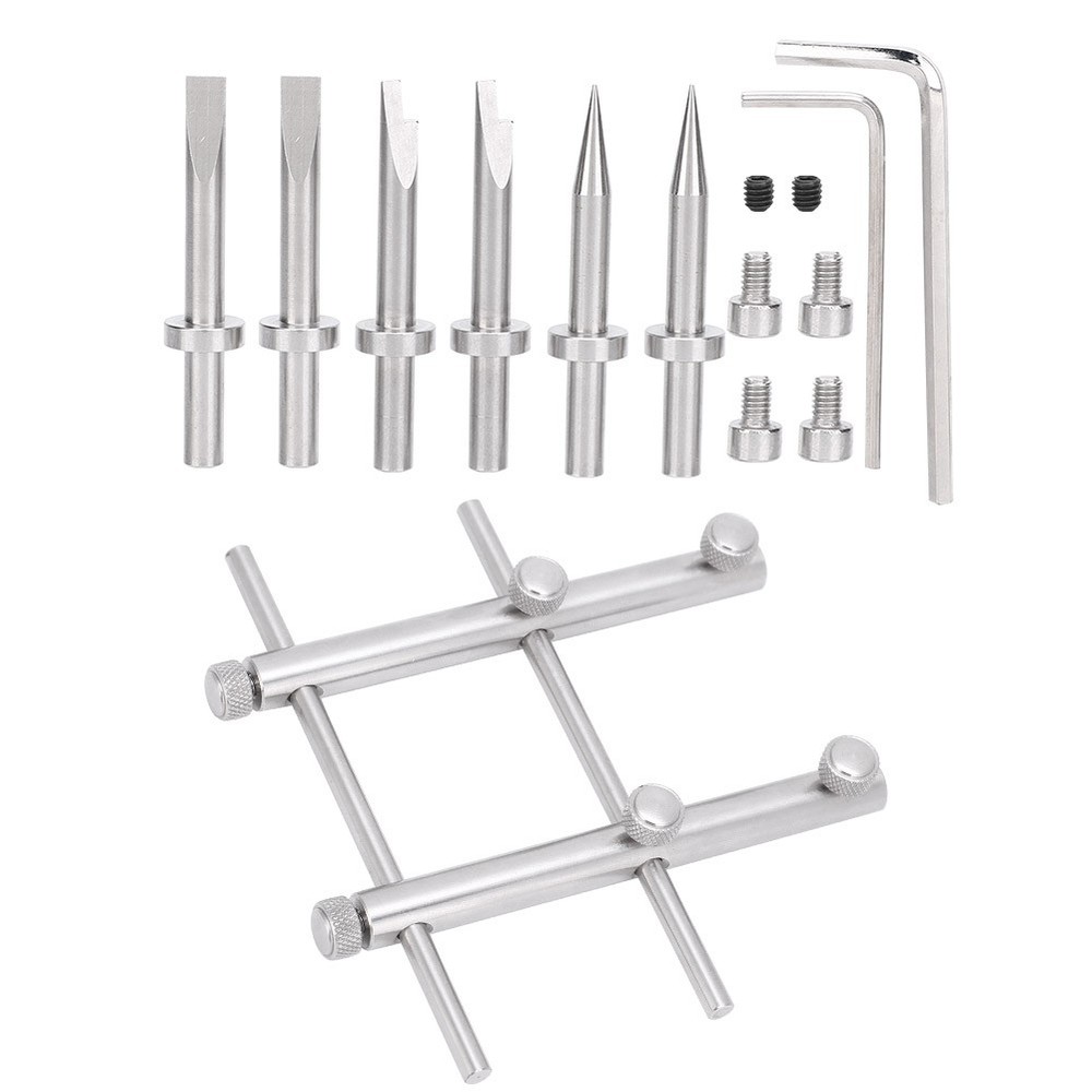 Camera Lens Repairing Remove Tool Set Replaceable Heads Spanner Wrench For