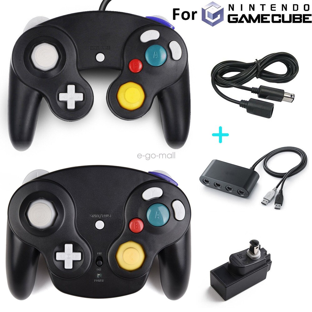 Wired/Wireless Remote Controller Gamepad for GameCube Console/ Extension Cable