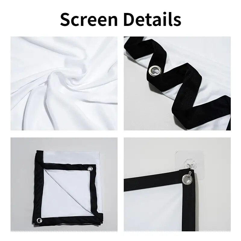High definition projection screen, home projection 4k ultra high definition
