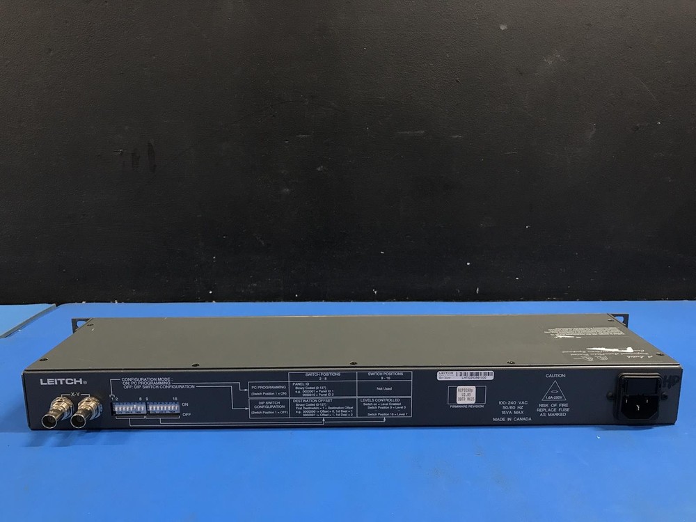 Leitch RCP-16X1P 16x1p Programmable Pushbutton Remote Panel