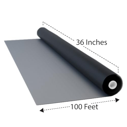 DOCA Window Screen Mesh - Window Screen Replacement, 36 in x 100 ft Charcoal