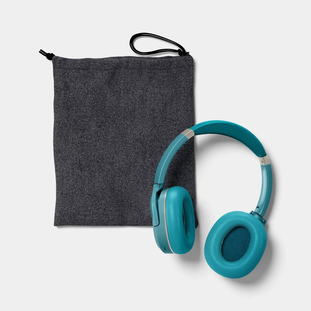 Active Noise Cancelling Wireless Bluetooth Over-Ear Headphones Deep Sage -