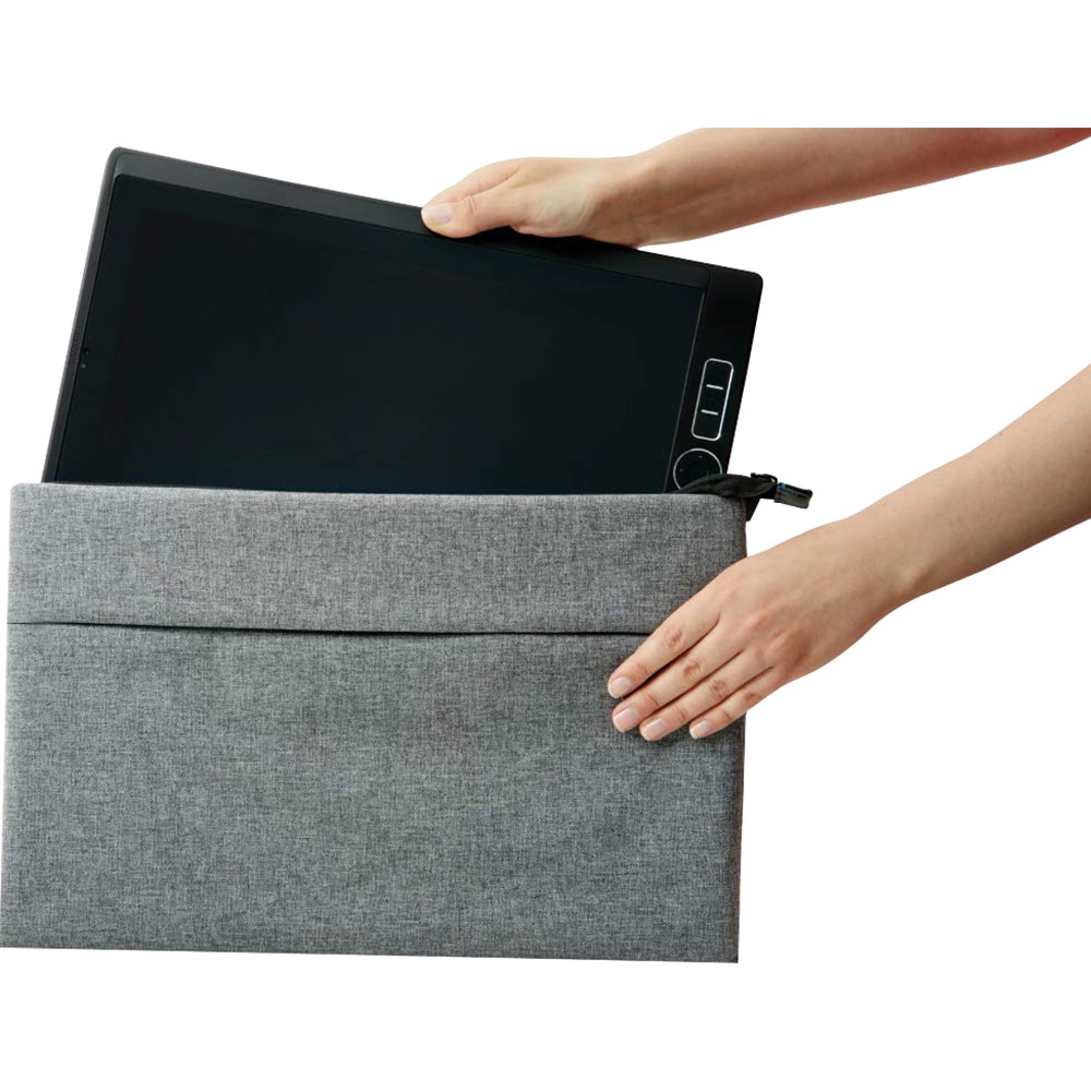 Wacom ACK52701 Soft Carrying Case for Tablets, Medium, Gray