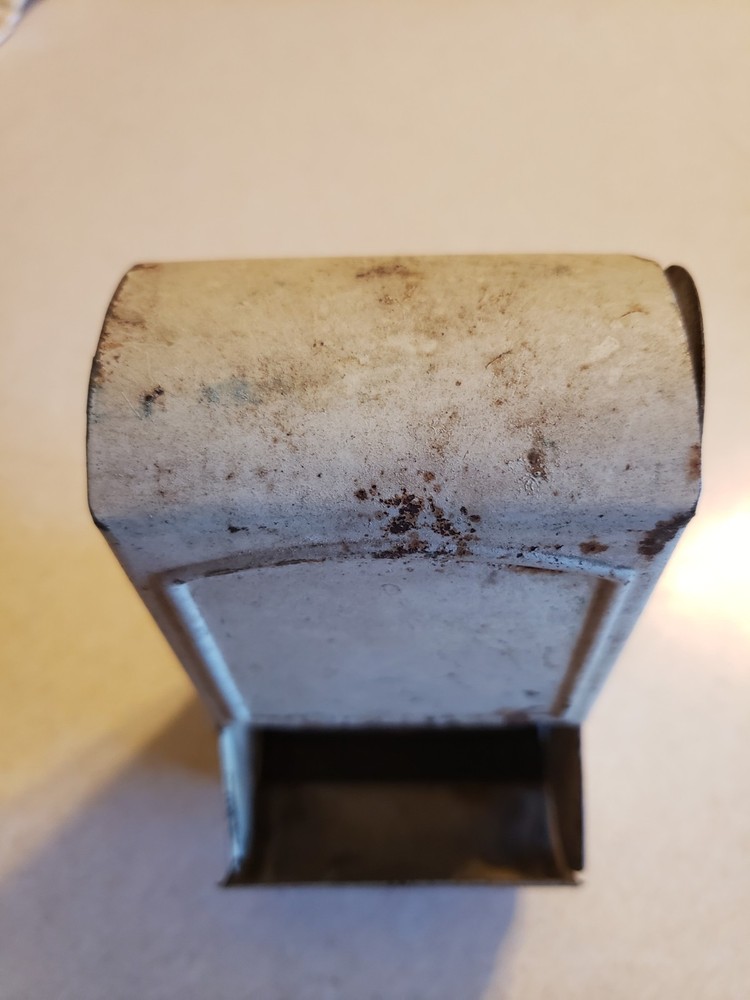 Antique Matchbox Holder Tin Metal Wall Mount.
