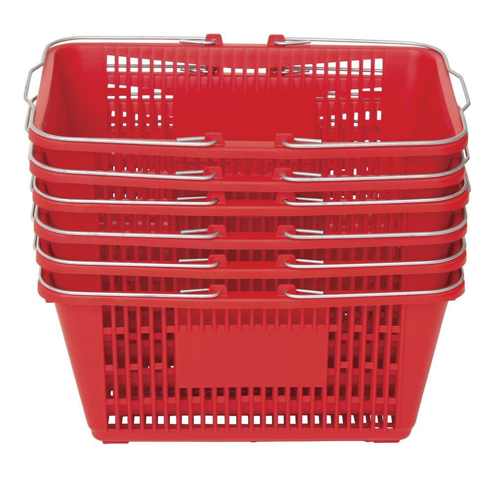 Red Hand Baskets Plastic Set of 6, 84331