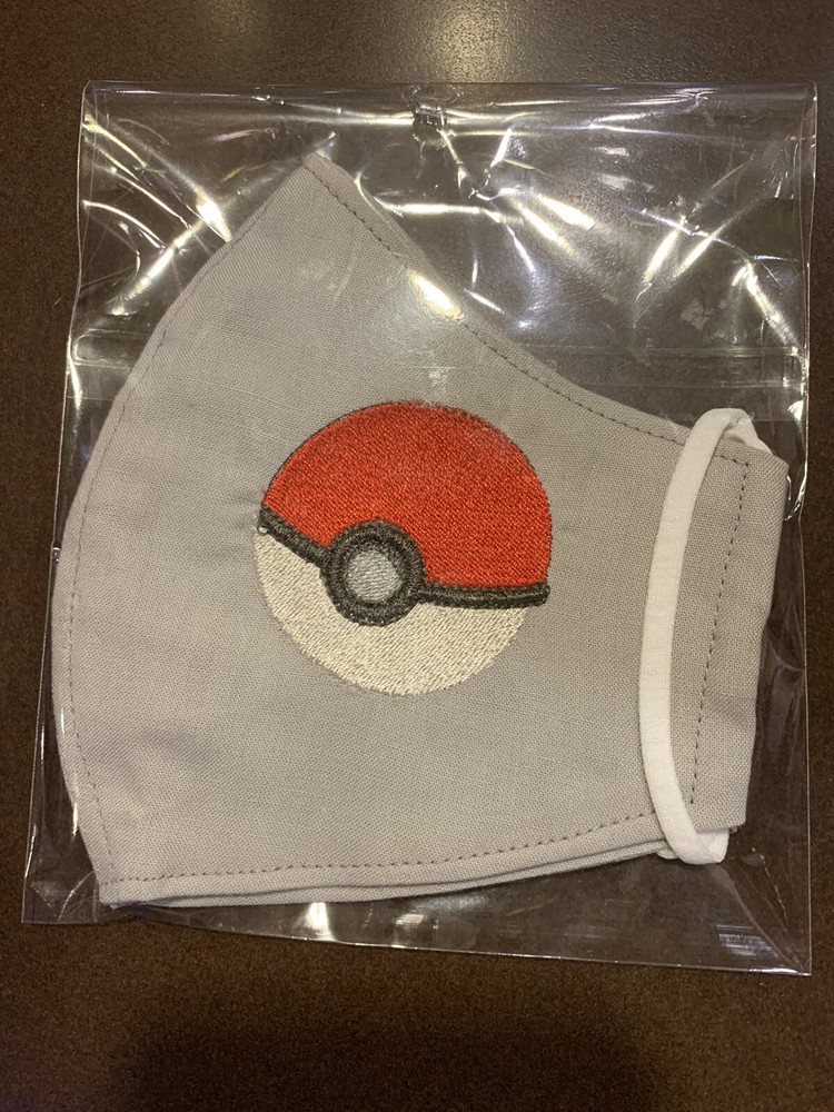 Pokemon Embrodery Face Mask