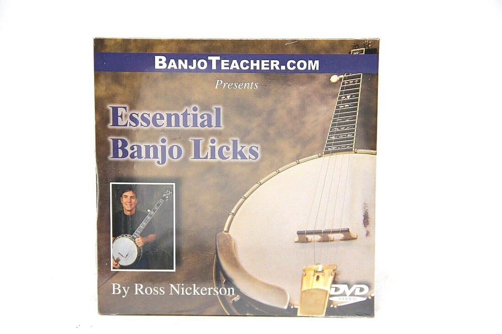 Essential Banjo Licks by Ross Nickerson - DVD Video SEE DESCRIPTION