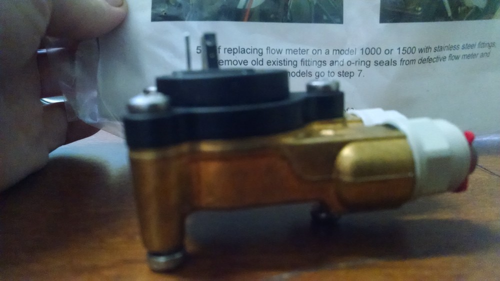 Concordia Espresso machine Flow Meter assembly flow meter