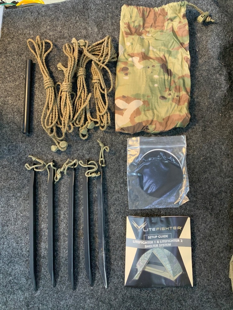 LITEFIGHTER 2 man OCP combat shelter system USGI