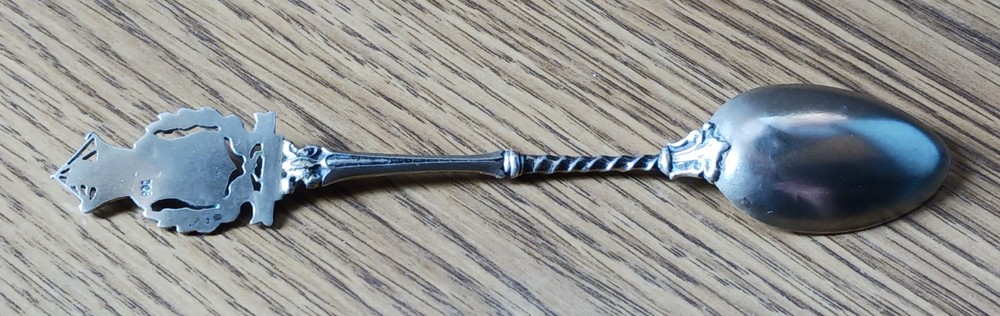RIVA: "German Souvenir Spoon" 800 Silver Pre-Owned
