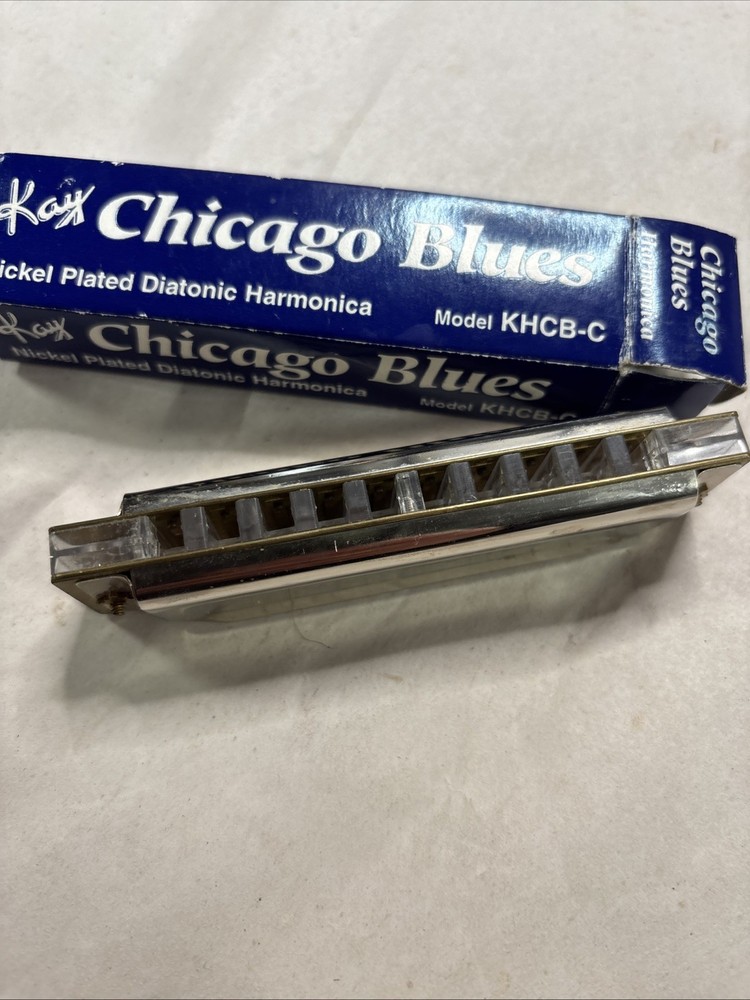 Chicago Blues Harmonica Model KHCB-C In Original Box