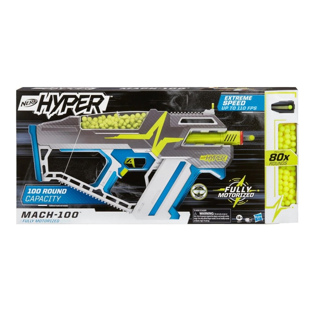 Hyper Mach 100 Fully Motorrized Electric Ball Dart Blaster