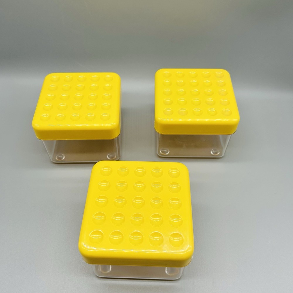 Vintage Danish Modern Stackable Organization Containers Set Of 3