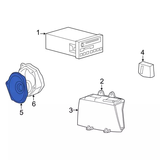 Genuine Ford Speaker 8C3Z18808A