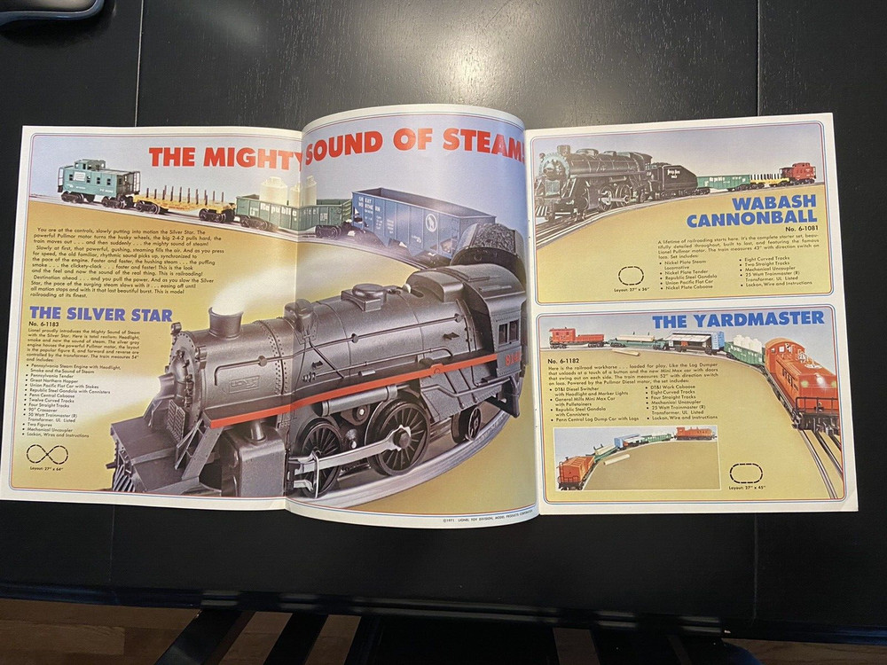 1971 LIONEL TRAINS CONSUMER CATALOG