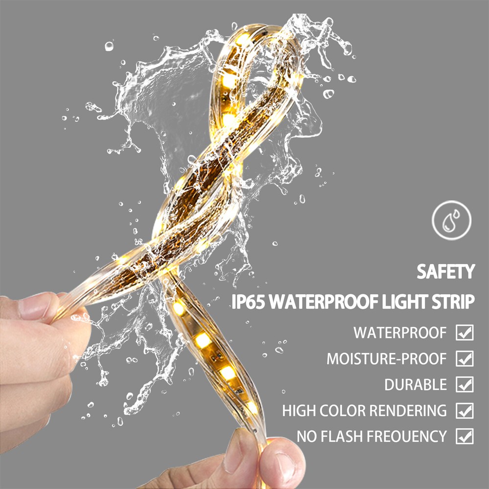 Upgrade Lighting Strips LED Bathroom Vanity Mirror Front Light& Backlit Antifog