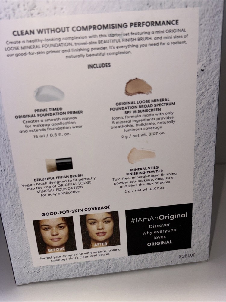BareMinerals Original get started kit- light 4 Piece Makeup-original Set NEW