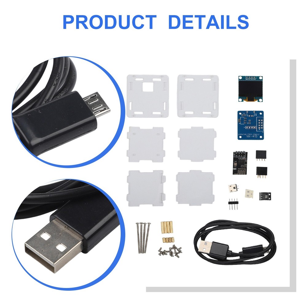 Innovative DIY Weather Clock Kit Featuring USB Power and Smart Functions