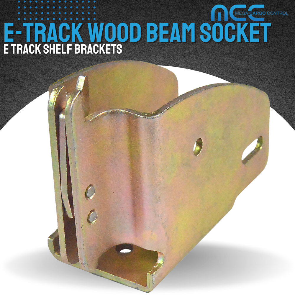 8 Pack E Track Wood Holder Beam Sockets for Cargo Enclosed Trailer Truck Van