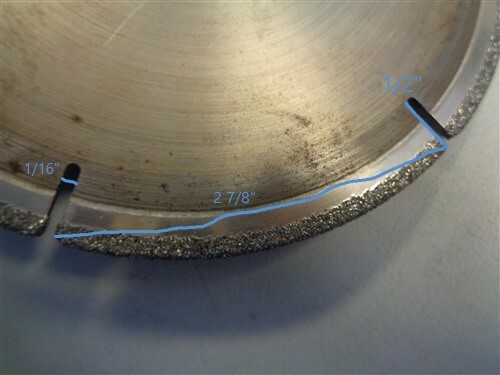 DIAMOND WHEEL R80 GRINDING DISC 6"