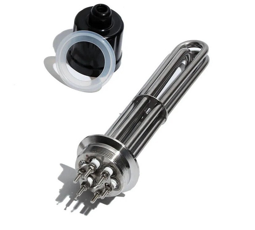 Electric Water Heater Brewing 2" Tri Clamp Flange Immersion 220V Heating Element