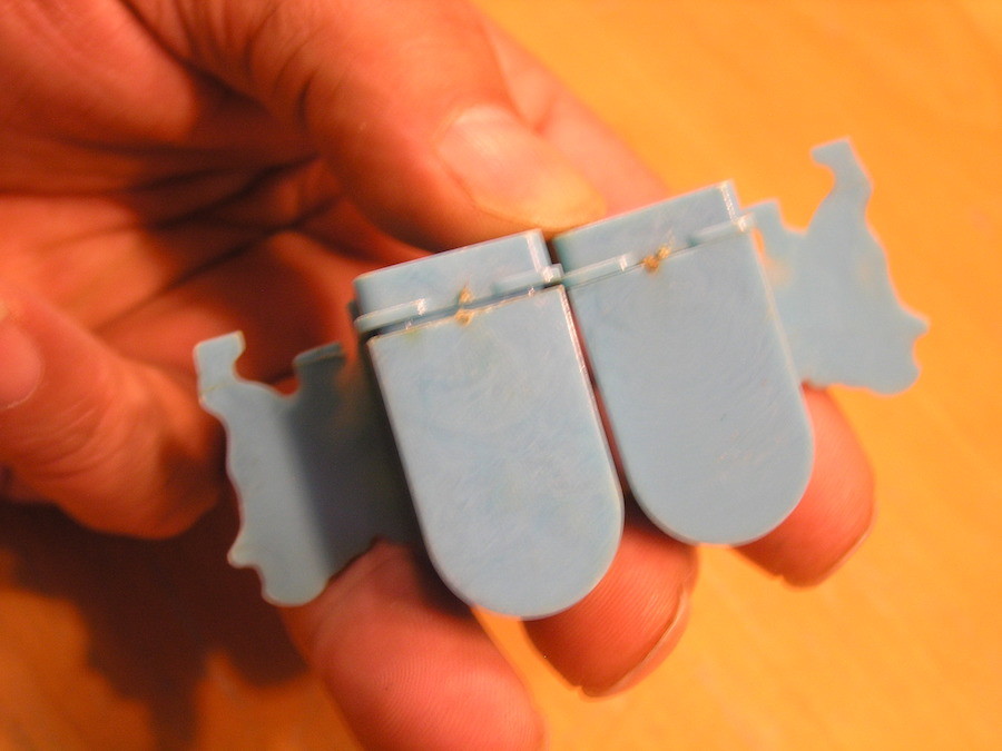 Vintage Miniature 10 Commandments Style Plastic Salt pepper Shakers God Bless