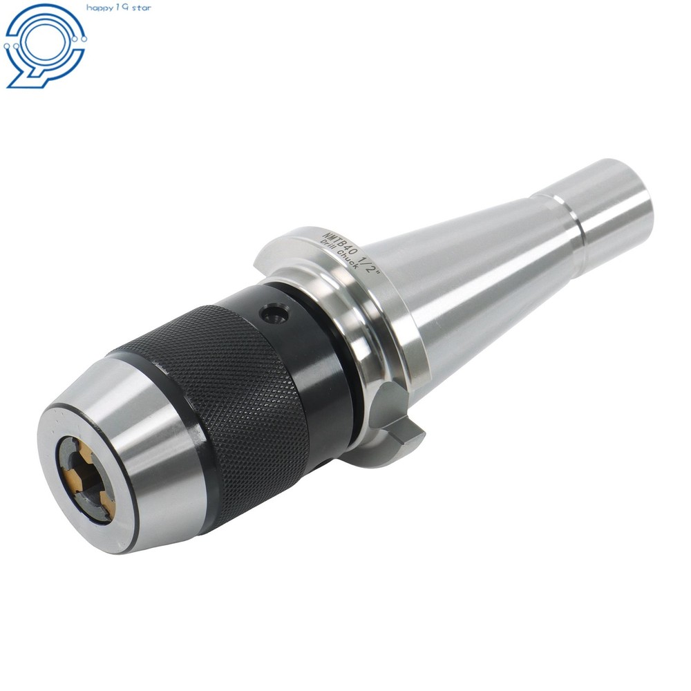 NMTB40 Drill Chuck 1/2 Keyless Operation Integral Shank 5/8-11 Pull Stud