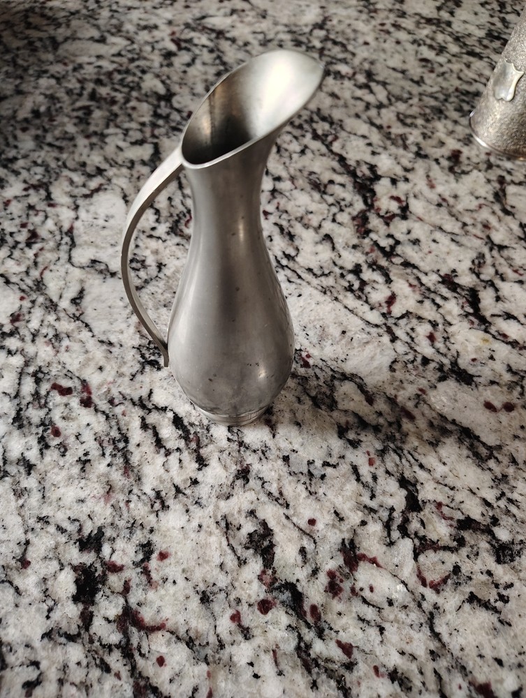 Stainless Steel Vintage Style Pitcher with Handle