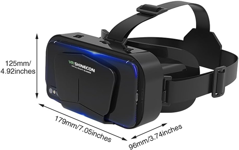 Virtual Reality VR Headset 3D Glasses,Support 4.7-7 Inch Version Virtual Reality