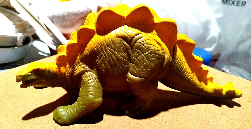 1988 Playskool Stegosaurus Rubber