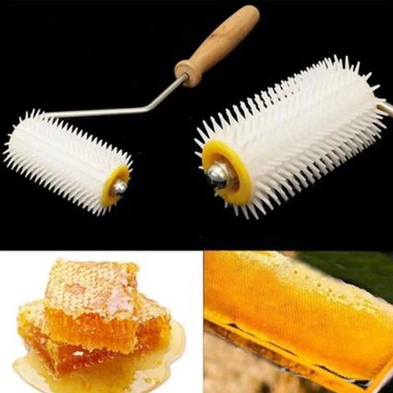1PC Bee Honey Extracting Uncapping Needle Roller Plastic Beekeeping Comb Tools