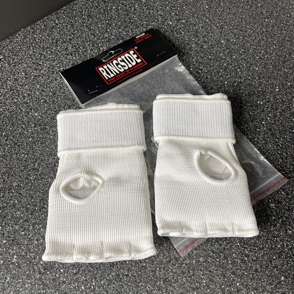 Ringside Quick Wrap Gel Shock MMA Boxing Hand Wraps, Small/Medium, White