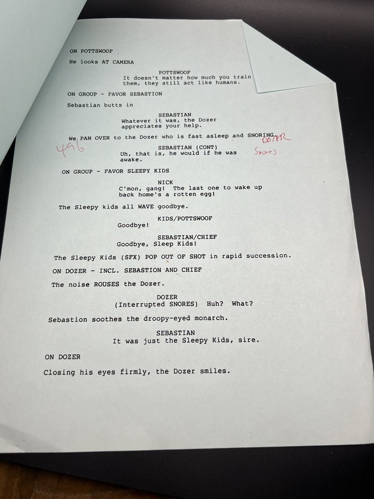 Final Movie Script SLEEPY KIDS "Save The Cave"