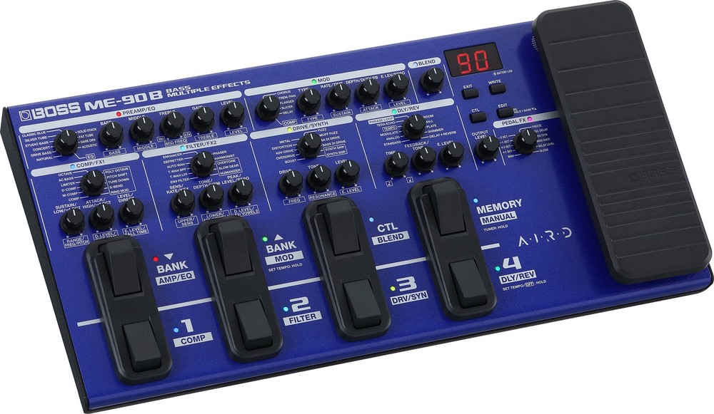 Boss ME-90B Bass Multi-Effects Processor w/ Power Supply
